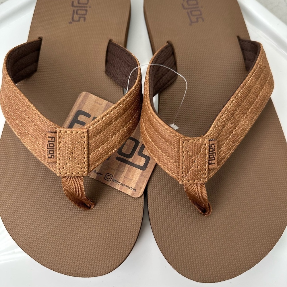Flojos Kids Rogan Flip Flops Size 5 - Picture 12 of 12